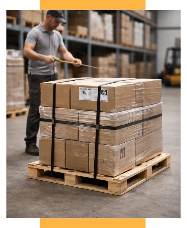 Упаковка и паллетирование грузов от 3566 р. | СетСервис-Кнл