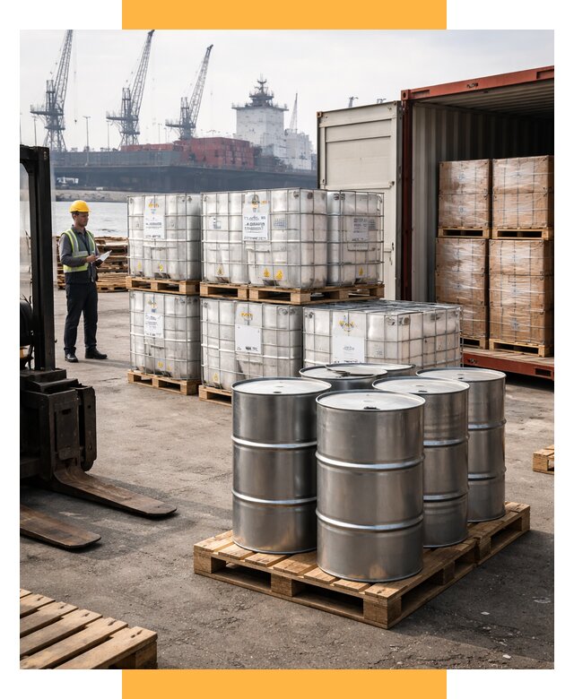 Доставка химического сырья из Индии от 254700 р. | СетСервис-Кнл