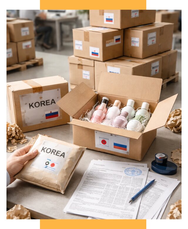 Доставка косметики из Кореи от 8660 р. под ключ | СетСервис-Кнл