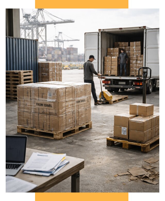 Доставка грузов из Израиля от 15282 р., логистика от СетСервис-Кнл