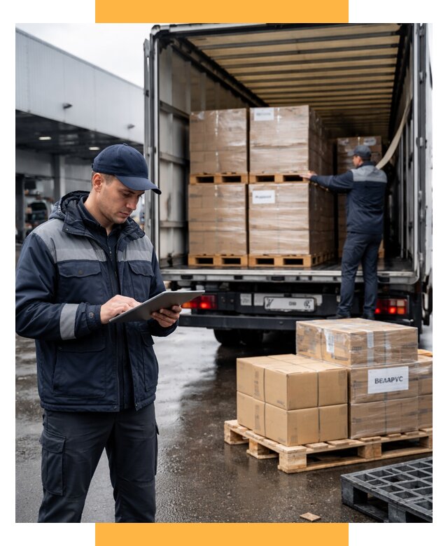 Доставка грузов из Беларуси от 15282 р. логистика СетСервис-Кнл