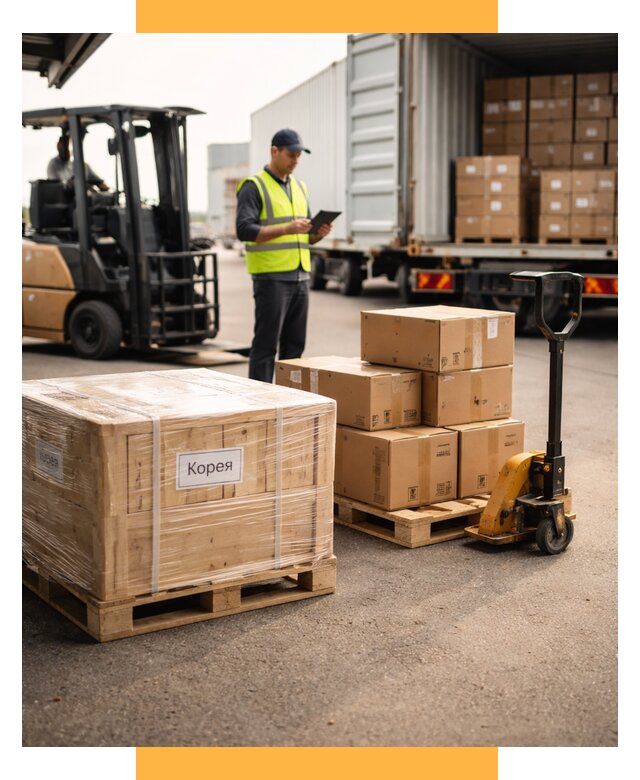 Доставка грузов в Корею из России от 35658 р. | СетСервис-Кнл