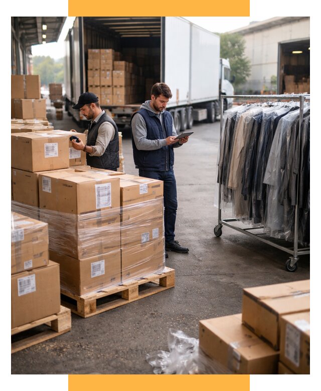 Перевозка и доставка одежды из Китая от 7641 р., СетСервис-Кнл