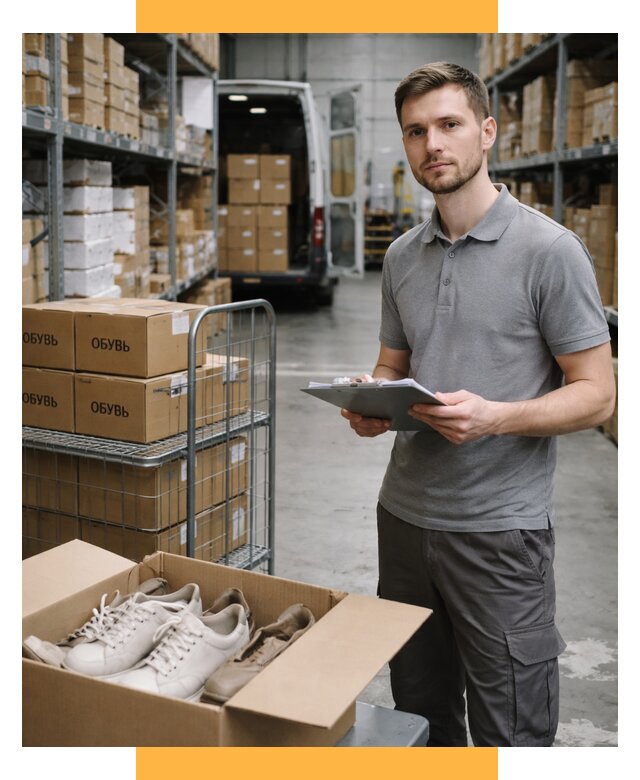 Доставка обуви из Китая и Турции от 4585 р. СетСервис-Кнл