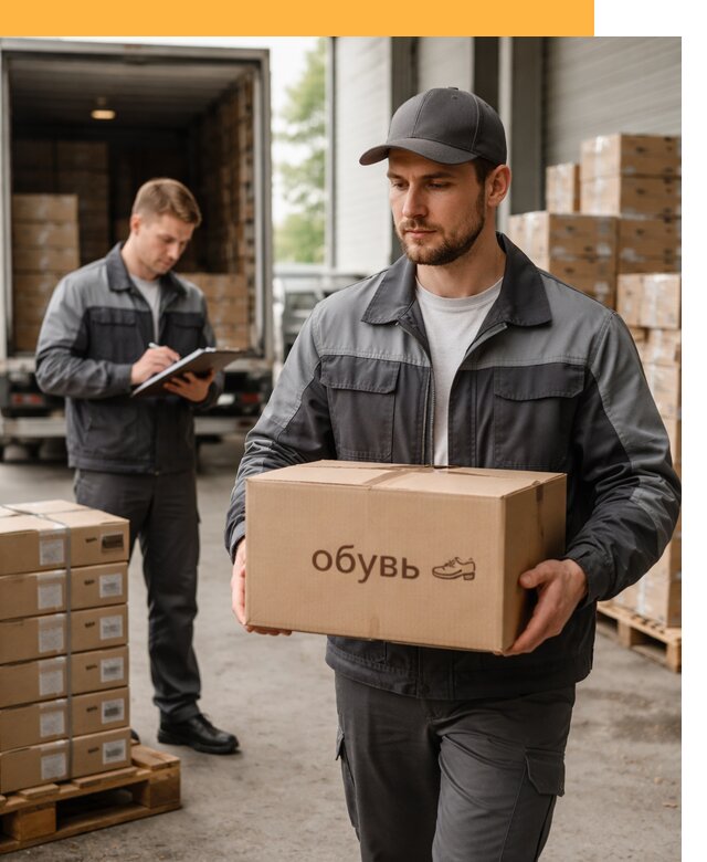 Международная перевозка обуви с таможенным оформлением от 4585
