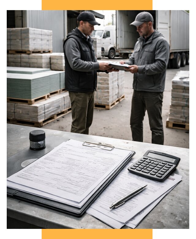 Таможенное оформление стройматериалов от 8660 р. | СетСервис-Кнл
