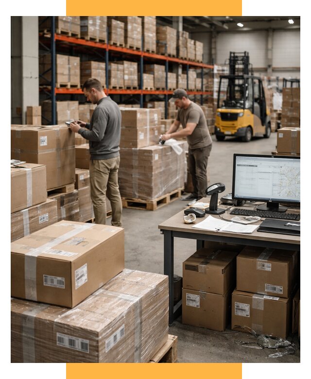 Склад консолидации в Европе от 6622 р., услуги СетСервис-Кнл