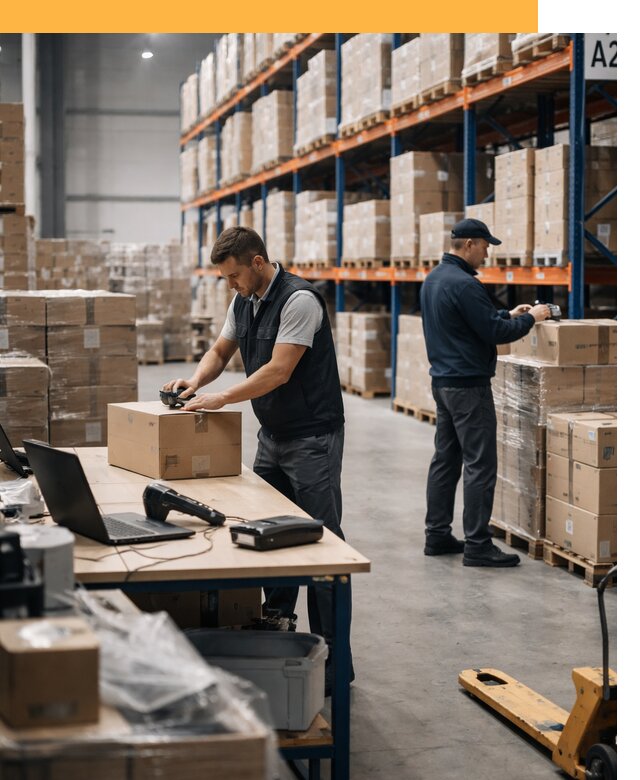 Склад консолидации в Европе: хранение, сортировка от 6622